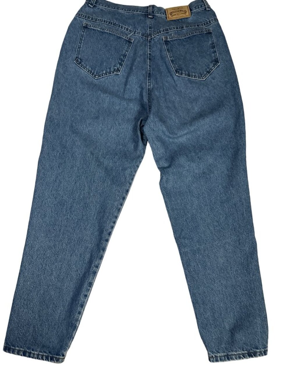 Y2k Capistrano Blue Jeans Plus 18 High Waist Blue Denim 100% Cotton Mom Tapered - Picture 8 of 8